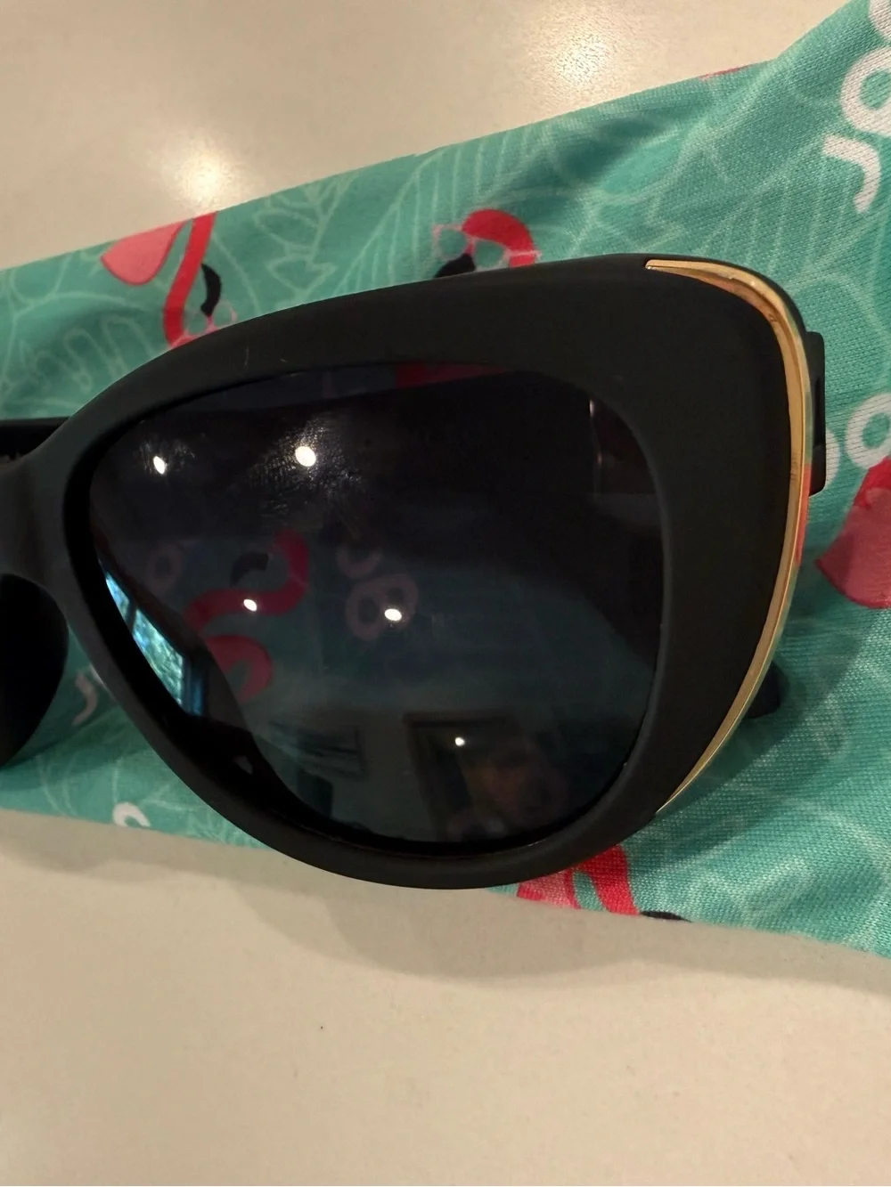 Goodr Breakfast at Tiffany’s black cat eye sunglasses